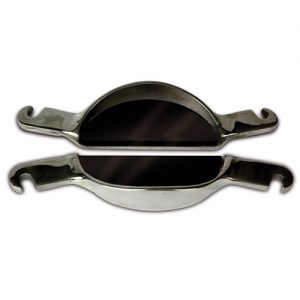 Extra Wide Bite Plates with Rubber Lining